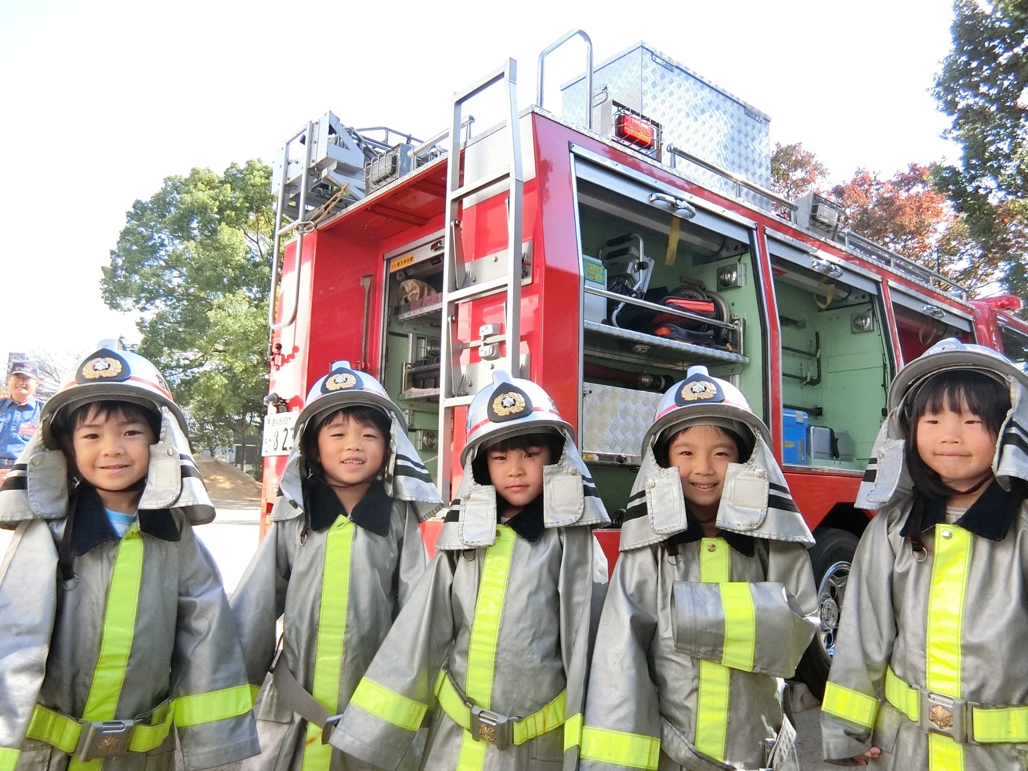 写真：消防車