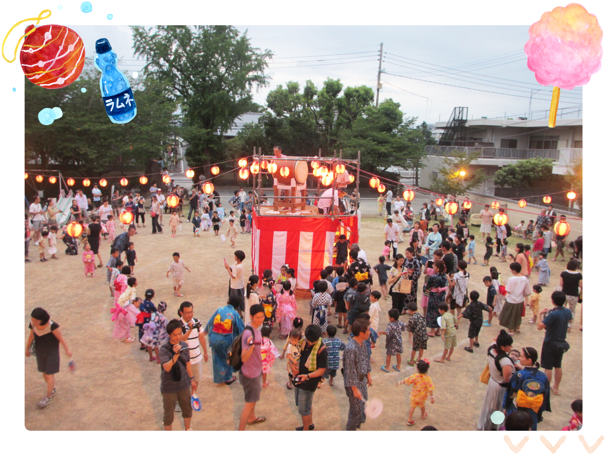 写真：盆踊り